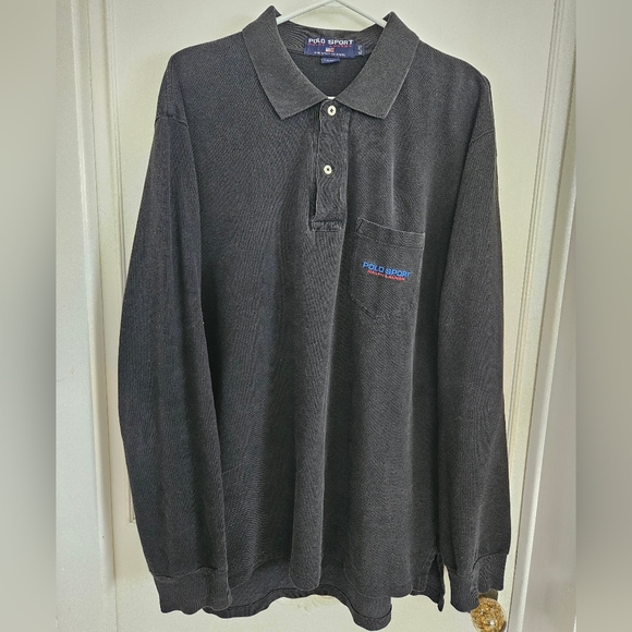 Vintage Polo Sport by Ralph Lauren Longsleeve Polo Shirt - Picture 2 of 7